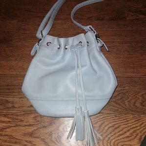 Leather Fiorelli Baby Blue Bucket Crossbody Bag